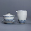 「景德镇传统手绘青花海浪 莲花 缠枝莲 盖碗公道杯」三才碗 泡茶碗 分茶器 复古茶具礼品 商品缩略图8