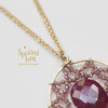 spoiledbrat jewelry捕梦网系列圆型红宝石石榴石项链 商品缩略图2
