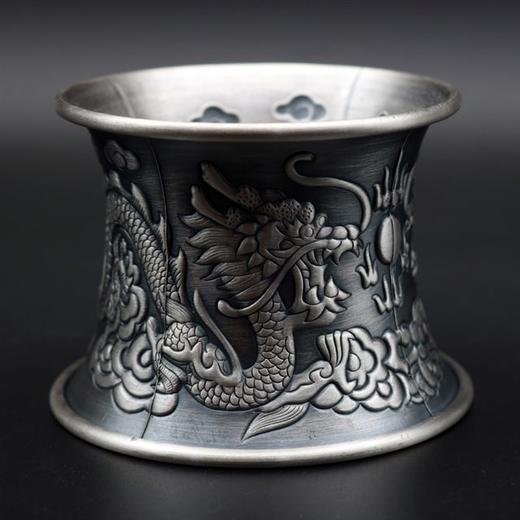 子佩集S990银仿古龙凤茶托【YH6500036-6】203 商品图0