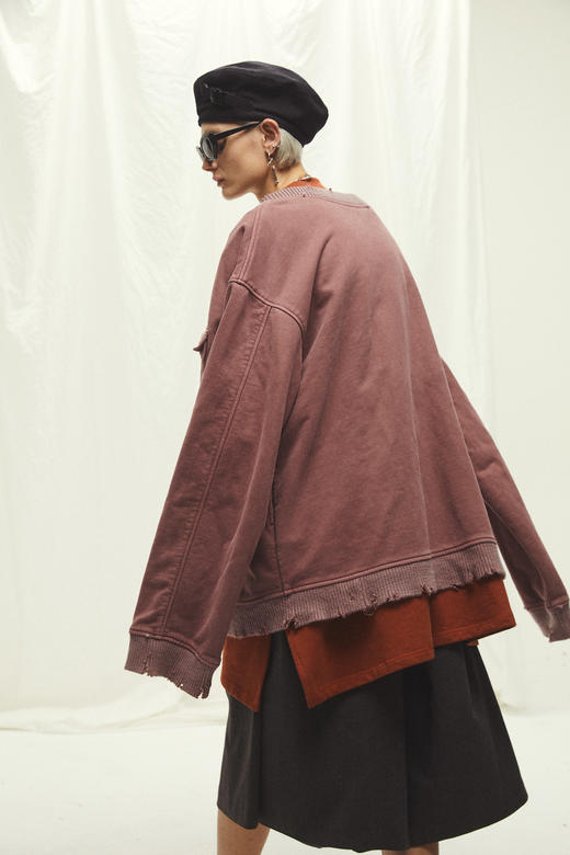 UMAMIISM UM19AW-1973 破坏装饰水洗艾森豪威尔夹克 商品图2