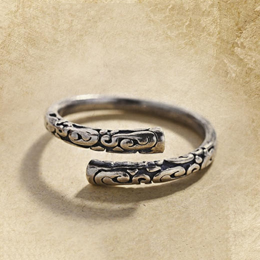 子佩集原创S999银纯手工戒指纯银999银203 商品图2