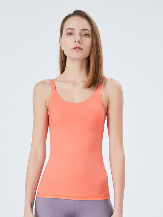 【断码捡漏】卡益裸感背心KL03333女士瑜伽服健身服 商品图1