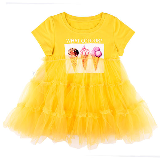 棉果果夏季女童短袖连衣裙M222701420344 商品图2