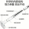 不锈钢免打孔伸缩杆浴帘杆阳台晾衣杆窗帘杆卧室衣柜杆， 商品缩略图8