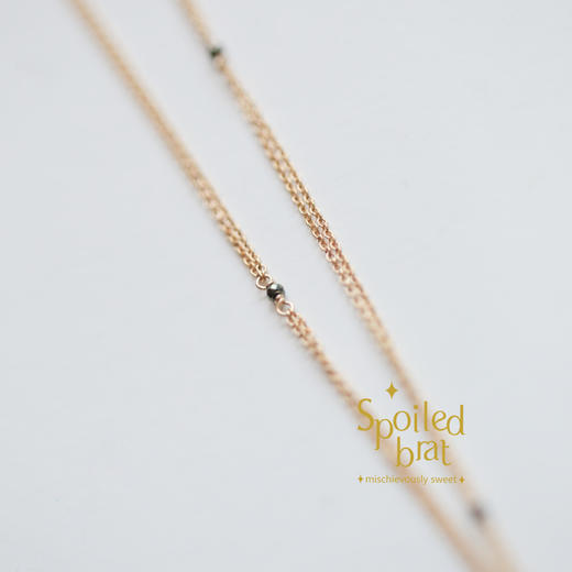 spoiledbrat jewelry捕梦网系列圆型斜长石尖晶石项链 商品图4