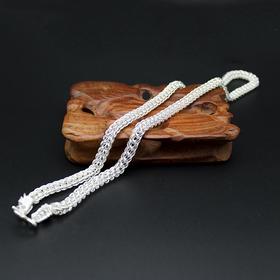 【双龙护主】S999银男士龙头项链【YHXL003】生肖203