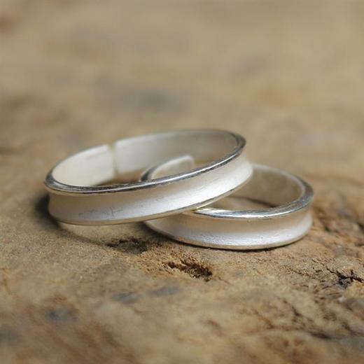 子佩集原创S999银纯手工戒指纯银999银203 商品图0