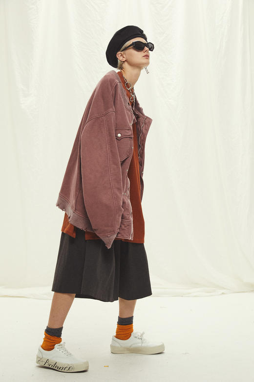 UMAMIISM UM19AW-1973 破坏装饰水洗艾森豪威尔夹克 商品图0