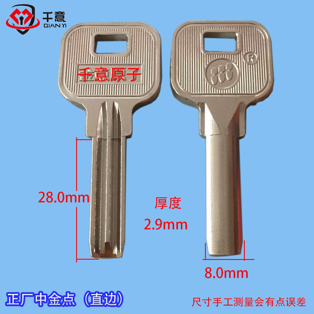 正厂中金点原子（直边）