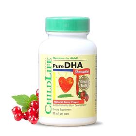 现货~童年时光childlife婴幼儿童DHA鱼油胶囊90粒