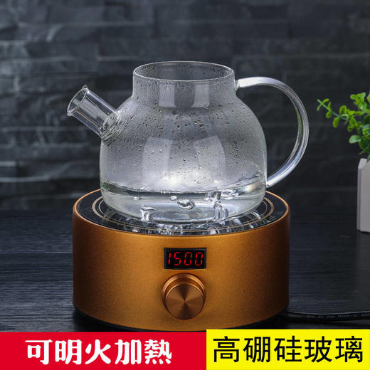 复古文艺泡茶壶大容量耐高温玻璃壶 I 冷水壶套装 凉白开水果花茶壶， 商品图4