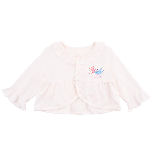 棉果果夏季提花莫代尔女童七分袖短外套M222100420258 商品图1