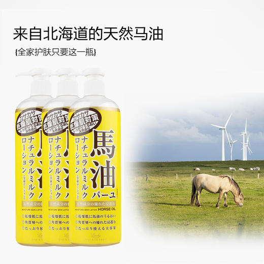日本-北海道马油身体乳液480ml-会员6折 商品图1