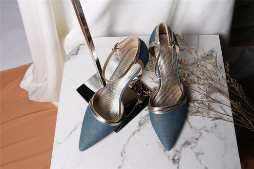 182X008--蓝色高跟鞋 商品图3