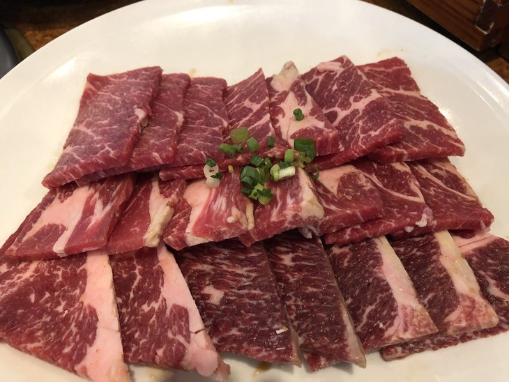 安格斯三角尾扒日式烧肉片anguspicanhakarubislices