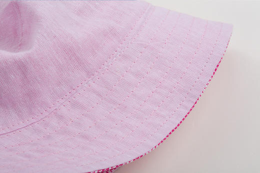 贝贝怡 婴儿帽子 双面可戴宝宝渔夫帽 春夏季透气遮阳帽141P050
 商品图8