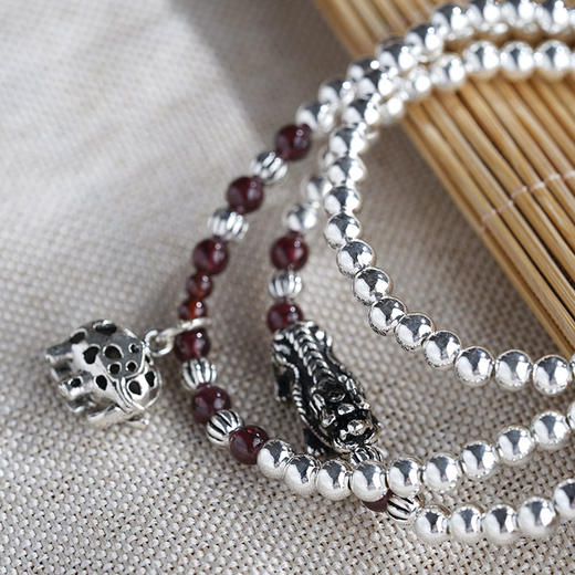 子佩集S925银佛珠手串【QBFZSL022】手链203 商品图3