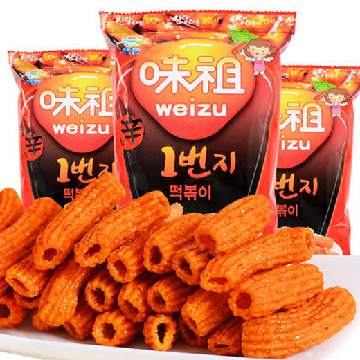 九日牌味祖炒年糕条甜辣味100g 商品图1