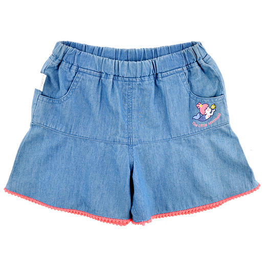 棉果果夏季女童裙式中裤短裤M222202220271 商品图7