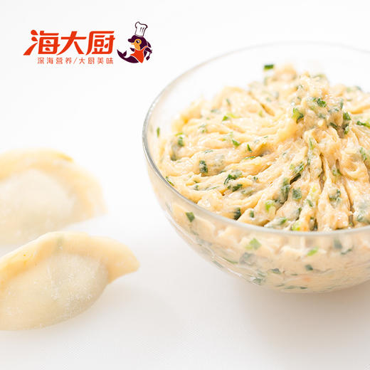 【海大厨】三文鱼饺子馅 500g 商品图1