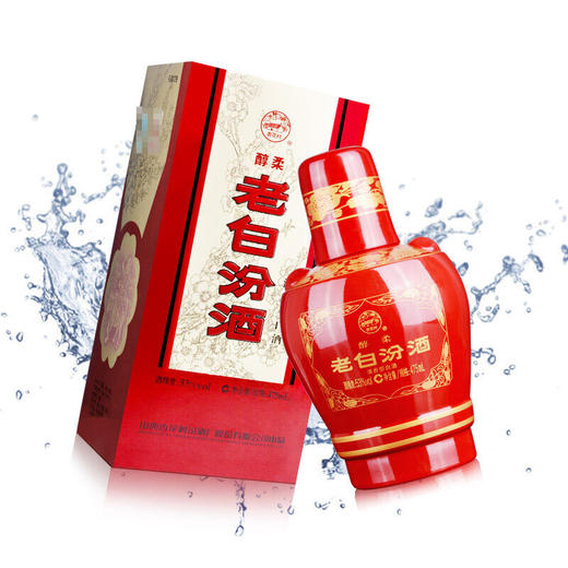 老白汾酒(2012年份)醇柔 清香型高度白酒53度475ml 商品图1