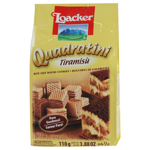 莱家提拉米苏粒粒装威化110g 商品图1