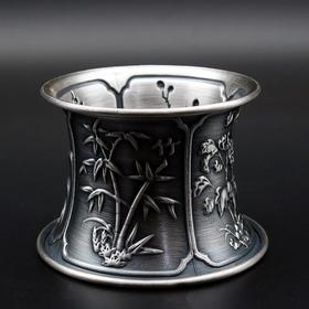 子佩集S999银梅兰竹菊仿古茶托【YH6500036-6】203