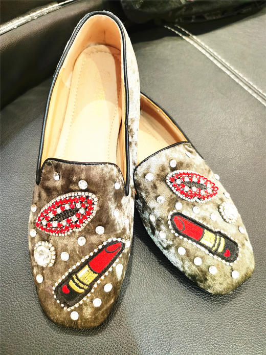 1X6541--绿色平底鞋--《燃烧的灵魂--梵高》 商品图3