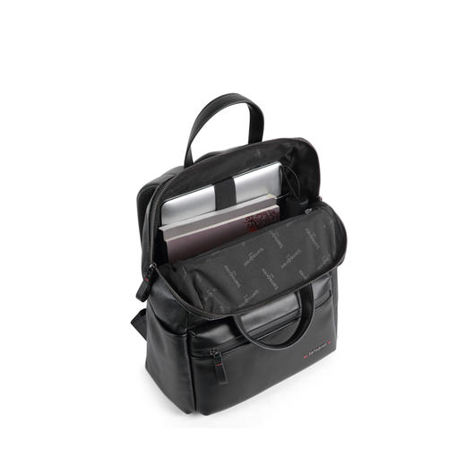 新秀丽商务休闲双肩包 三层收纳 全皮搭配 彰显品质 BW3*009 商品图1