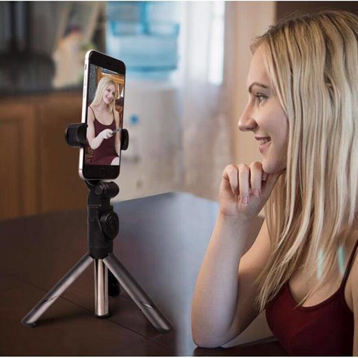 通用型一体式蓝牙手机自拍杆OPPO 华为横竖拍落地三脚架抖音快手 商品图6