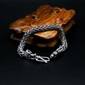 子佩集S925银男士龙头手链【YFSL004】203