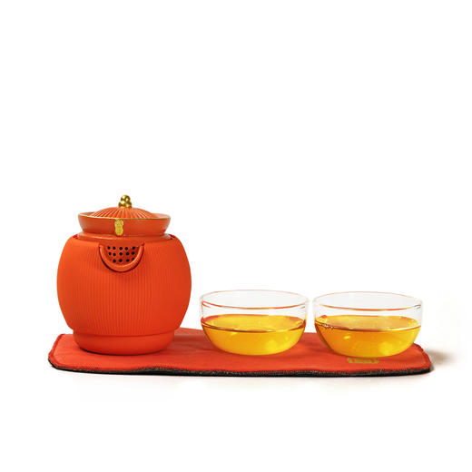 【宫里茶具】小君杯 功夫茶具套装 便携一壶两杯 商品图1