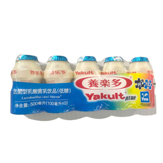 养乐多活菌型低糖乳酸菌饮品100ml*5 商品图0