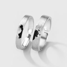 子佩集原创S999银异地恋纯手工对戒203