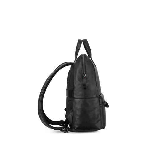 新秀丽商务休闲双肩包 三层收纳 全皮搭配 彰显品质 BW3*009 商品图4