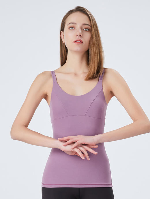 【断码捡漏】卡益裸感背心KL03333女士瑜伽服健身服 商品图0