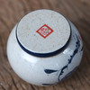 「楚瓷青花手绘陶瓷茶叶罐」小茶叶罐 手绘鲑鱼 柿柿如意陶瓷储茶罐陶瓷罐子 商品缩略图8