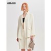 deepmoss2020春夏新款乳白色修身简约长袖西装外套女 dm20ssCT02AM 商品缩略图0