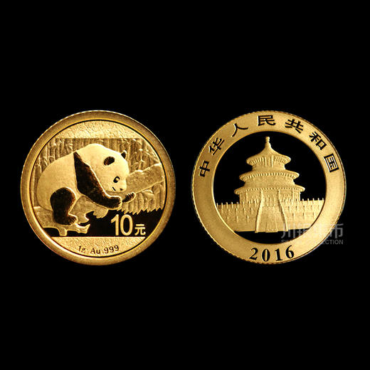 2016年熊猫1克金币