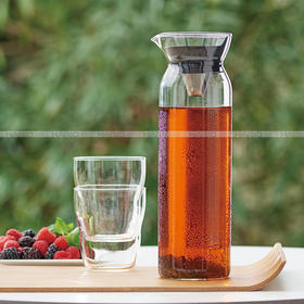 【HARIO】透明耐热玻璃冷水壶冷泡茶凉水壶茶器具FIP-90-B