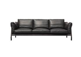 Black  三人沙发  | 更多座位组合，皮布面料可选，详询客服