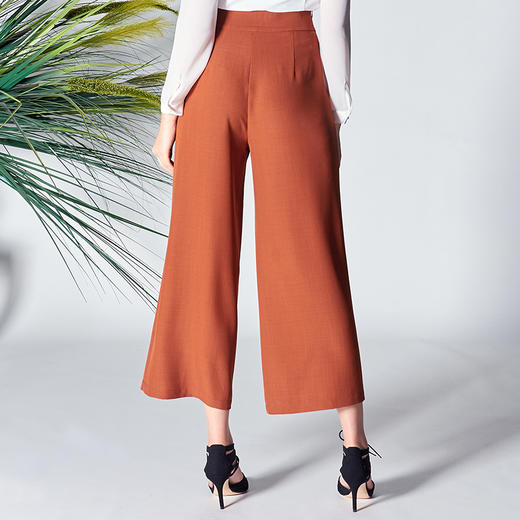 【伯妮斯茵】2L6851--橙色 长裤 --吉祥的巴旦姆纹--《智慧之光--波斯艺术》 商品图5