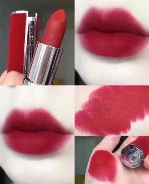 纪梵希口红n37丝绒蓝调复古红口红