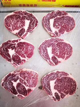 正关进口雪花澳洲M6+肉眼牛扒整条 抄码称重