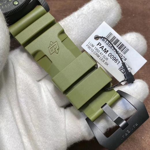 PANERAI沛na海SUBMERSIBLE系列自动机械潜水腕表 PAM00961 PAM961 VS961 961 CARBOTECH碳纤维表壳 潜水倒计时表圈 蓝宝石镜面 商品图7