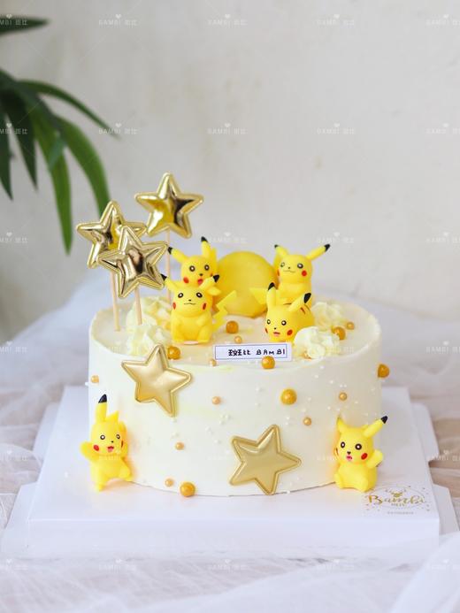 宠物小精灵皮卡丘星星蛋糕 商品图0
