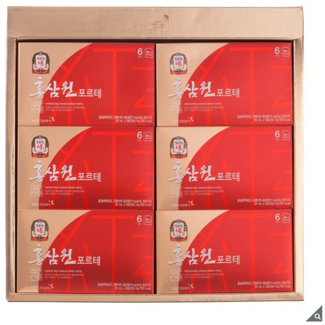 正官庄 红三元红参复方50ml x 30包 高级保健饮品 项目编号520714JPY带授权招加盟代理