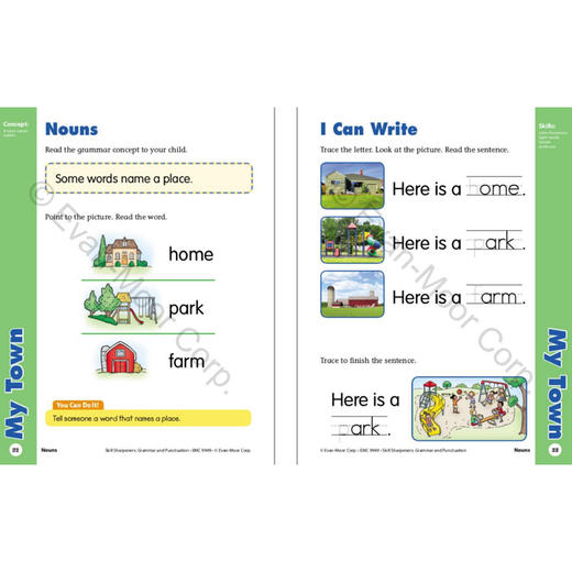 【Evan-Moor Best】Skill Sharpeners Grammar & Punctuation 技能铅笔刀 语法与标点  美国加州原版教辅 商品图11