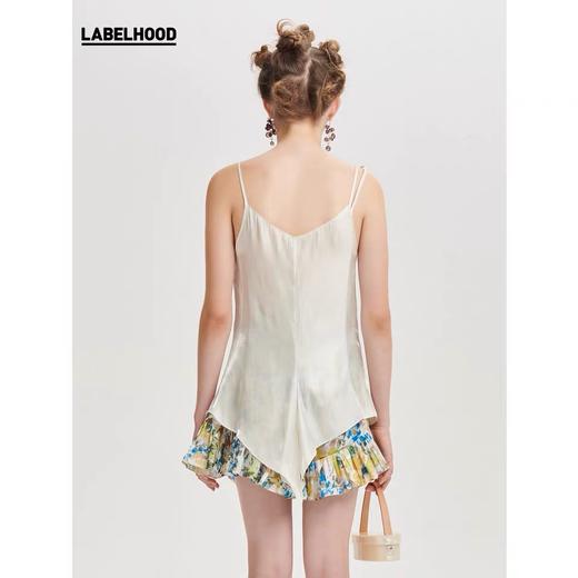 deepmoss2020春夏新款 设计感象牙白贝母水泽吊带 dm20ssTP10X5 商品图3