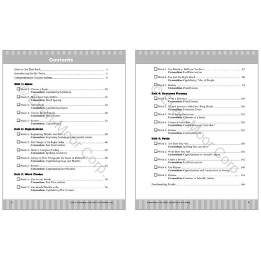 【桃娘推荐】Evan-Moor Daily 6-Trait Writing TE 每日练习系列 系统写作 完整版 商品图9